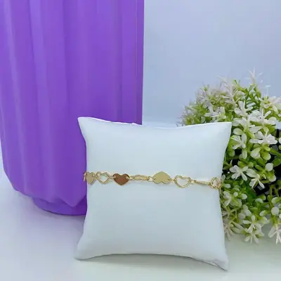 Pulseira Coração Cheio, Coração Vazio