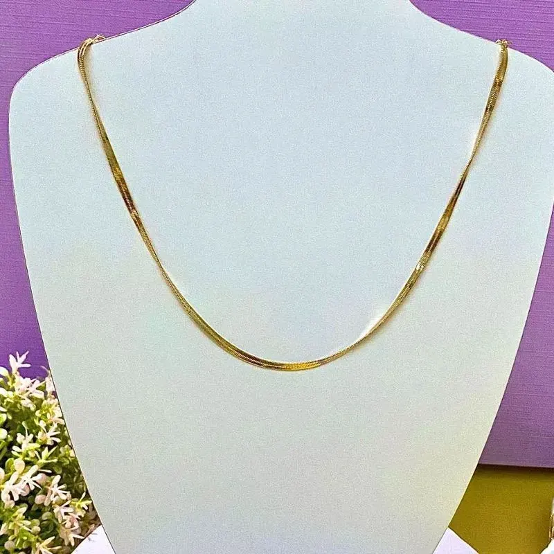 Colar Fita 3mm 45CM