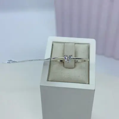 Anel Aparador Ponto de Luz Mini Coração