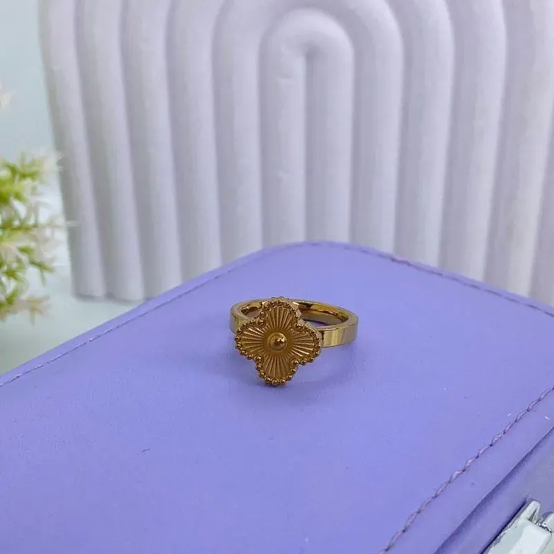 Anel Inspiração Van Cleef Steel 316L