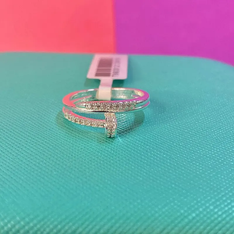 Anel Prego Cravejado com Microzircônias – foto 2