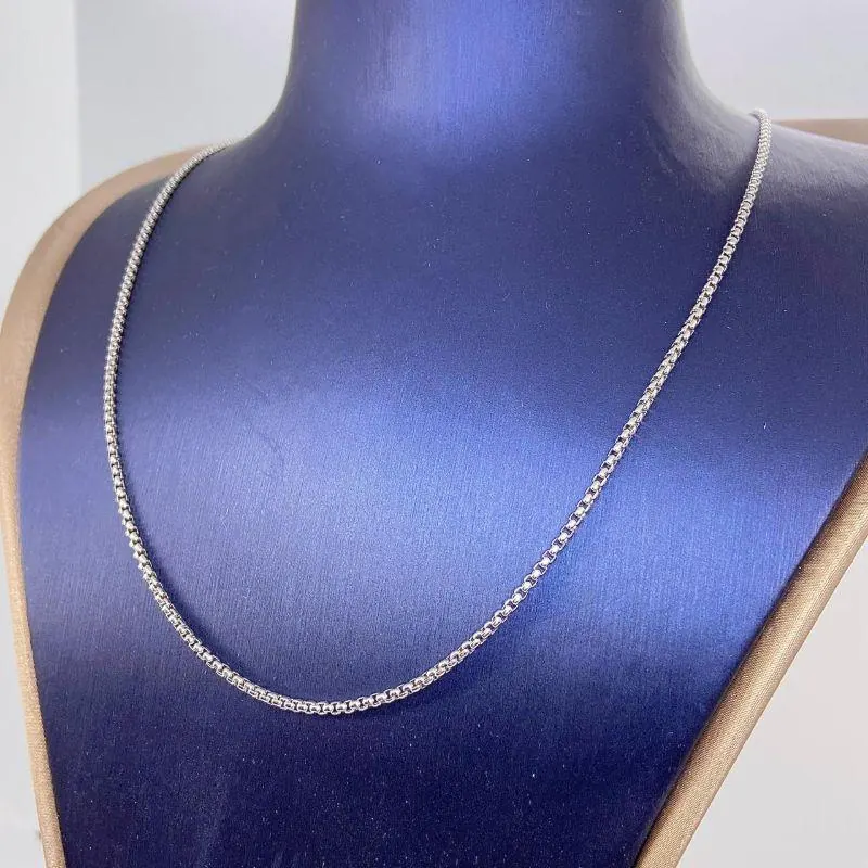 Colar Pipoca Fino 60CM Aço 316L