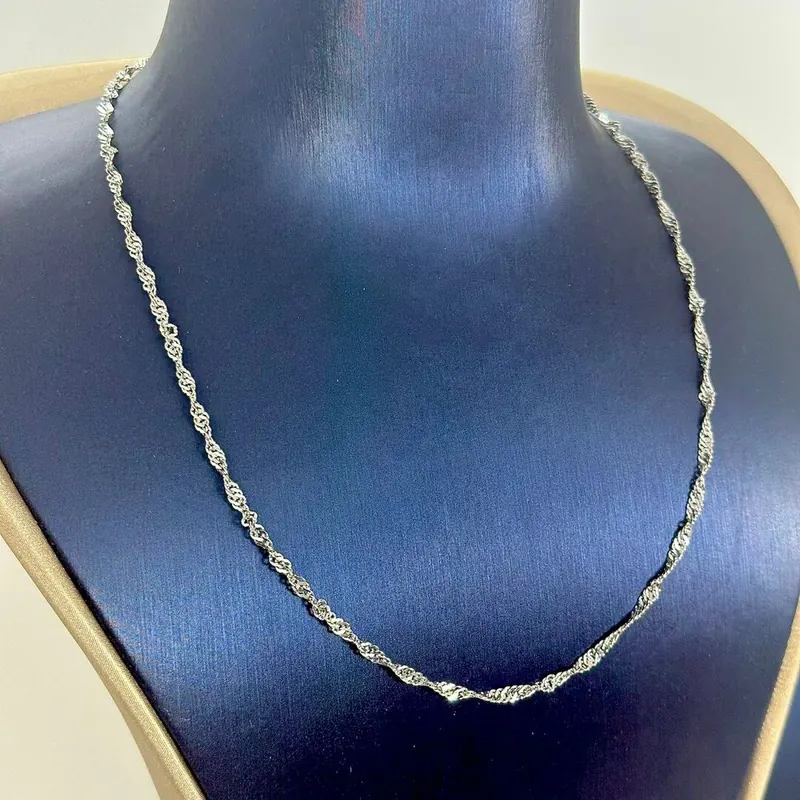 Colar Singapura 45CM Aço 316L – foto 2