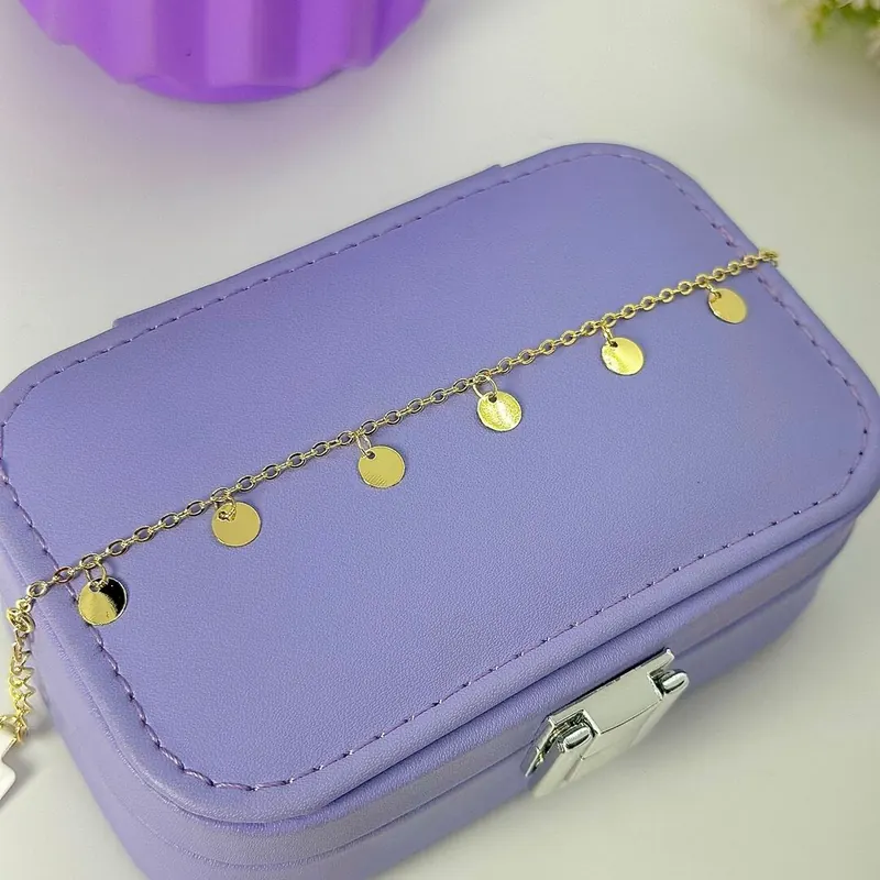 Pulseira Cadeado com Chapinhas – foto 2