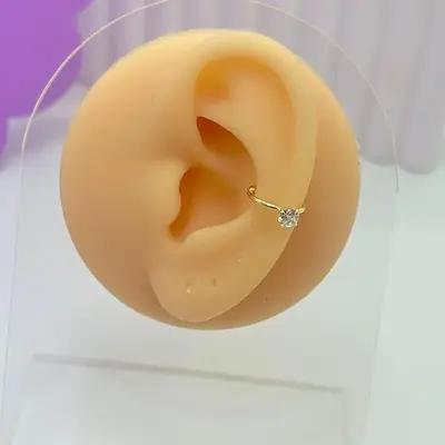 Piercing Fake Fio Pedra Cristal