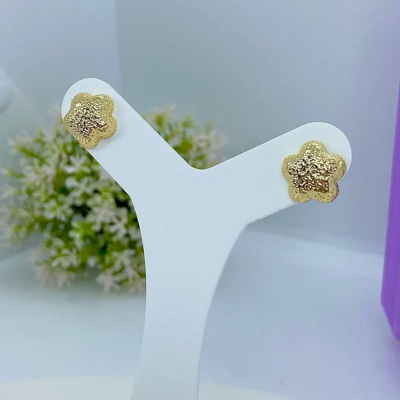 Brinco Flor Texturas – foto 2