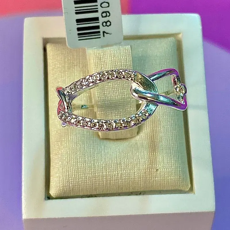 Anel Elos com Microzircônias