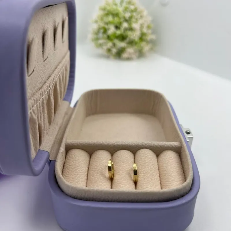 Argola Click Lisa Achatada – foto 4