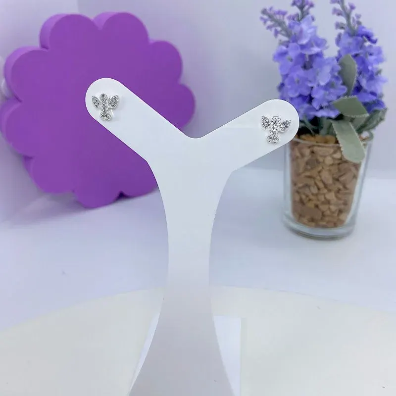 Brinco Anjinho Cravejado