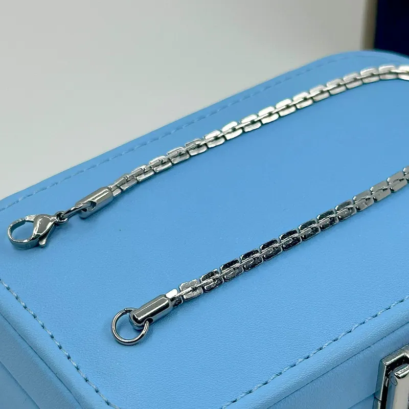 Pulseira Elos Quadrados Aço 316L – foto 2
