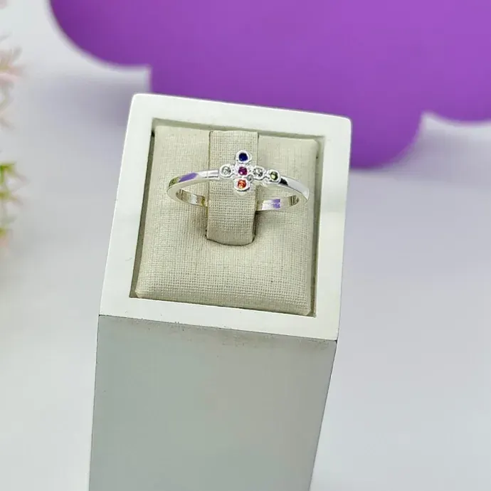 Anel Crucifixo Color – foto 4
