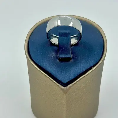 Aliança Lisa Abaulada 9mm Aço 316L
