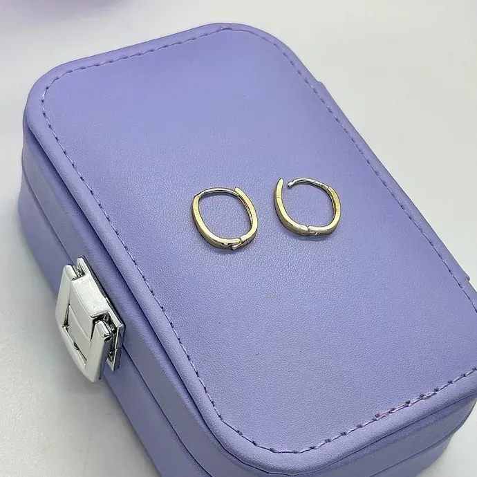 Argola Click Oval Lisa