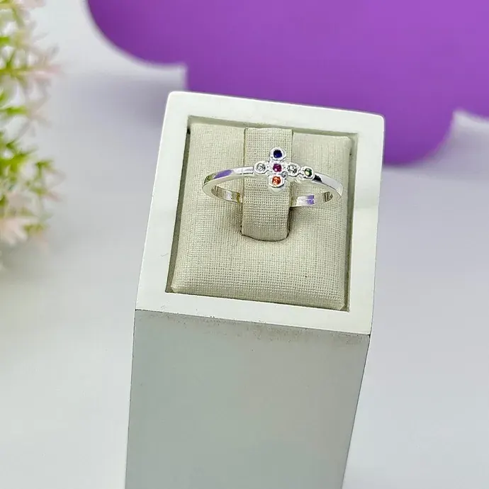 Anel Crucifixo Color – foto 3