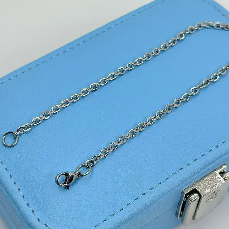 Pulseira Cadeado Achatado Aço 316L