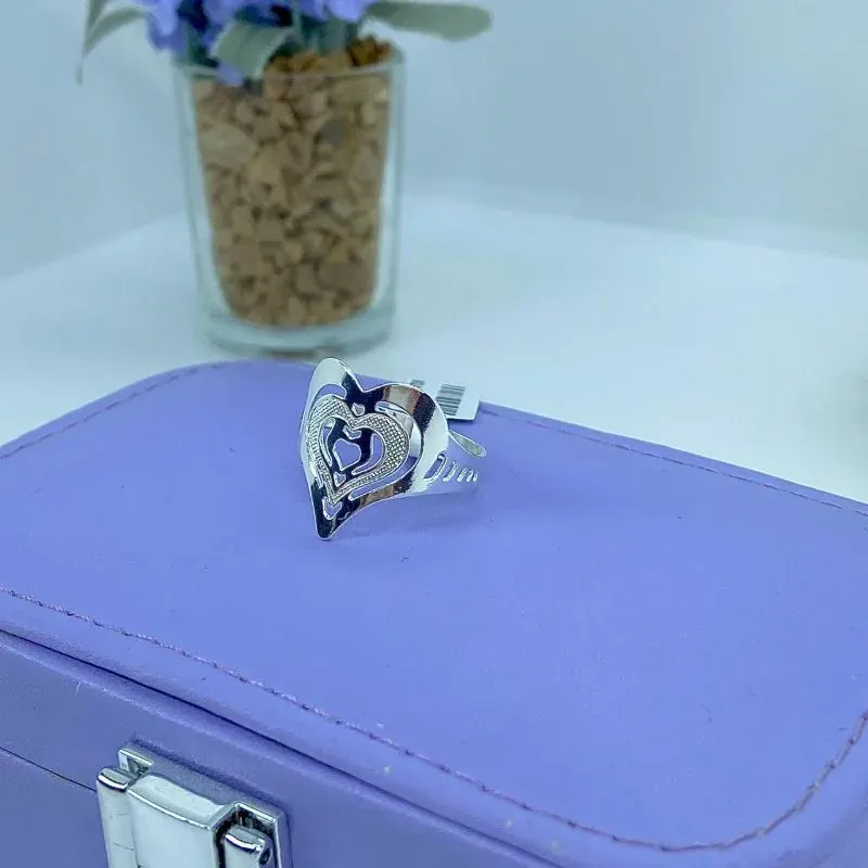 Anel Corte Laser Coração