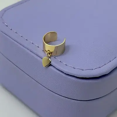 Piercing Fake Liso com Coração