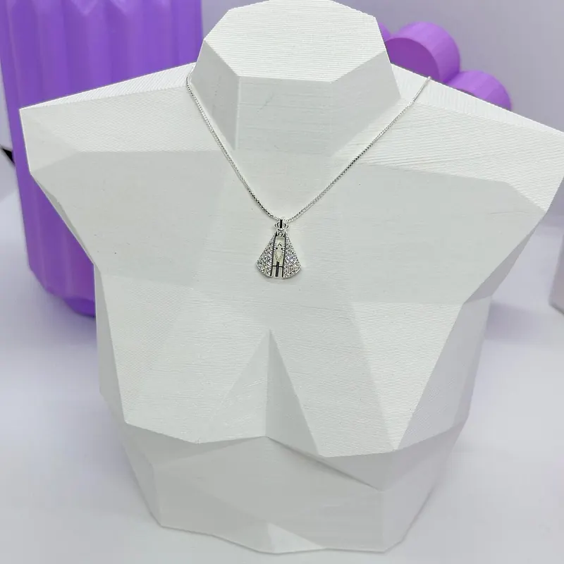 Colar Nossa Senhora Manto Cravejado – foto 2