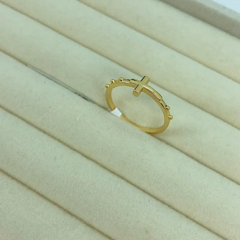Anel Crucifixo e Bolinhas – foto 2