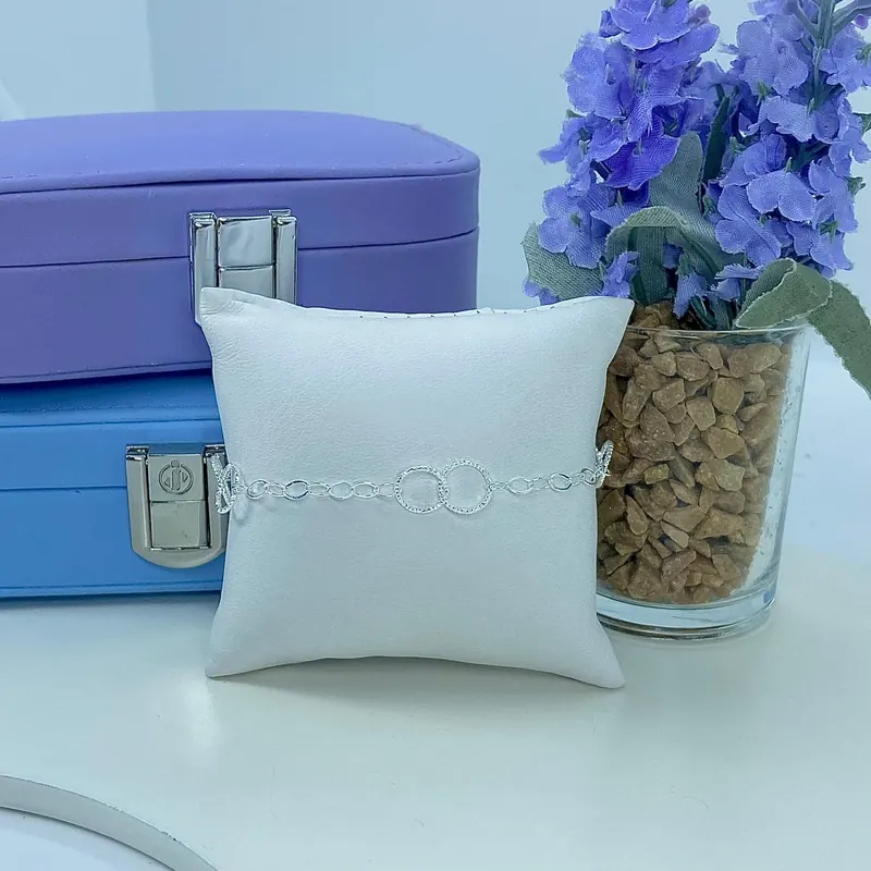 Pulseira Elos Entrelaçados Craquelados – foto 2