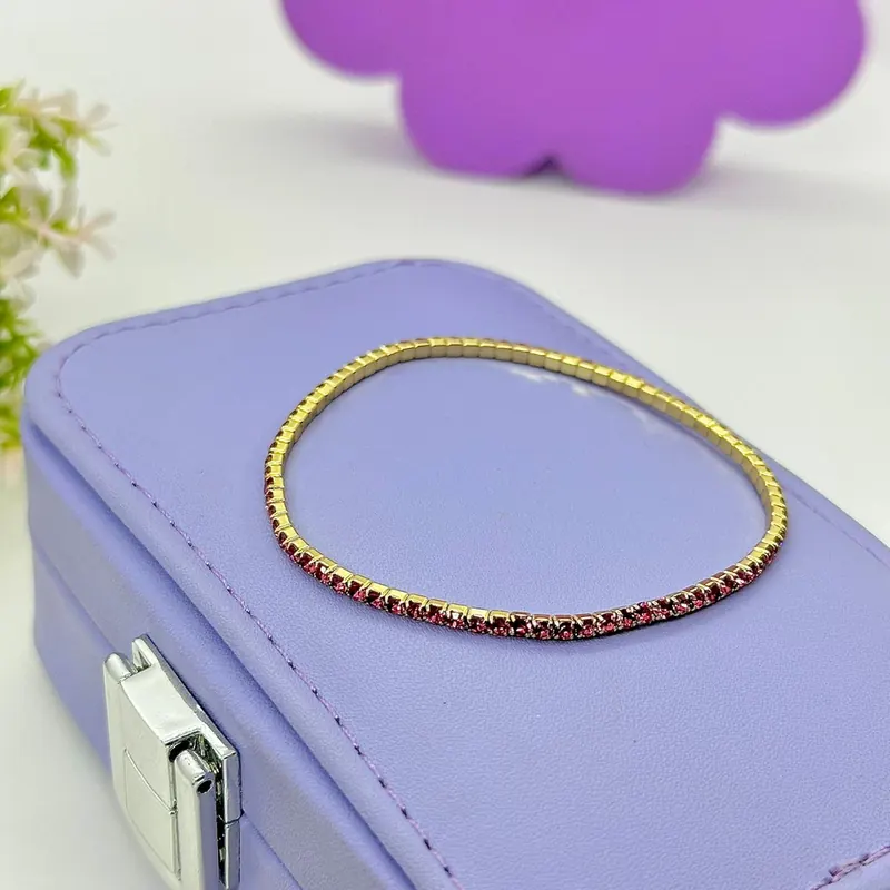 Pulseira Strass Pink – foto 2