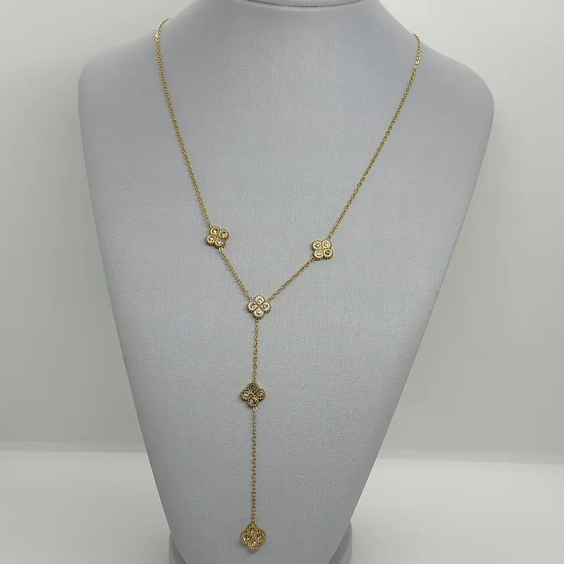 Colar Gravatinha Réplica Van Cleef Aço 316L – foto 2