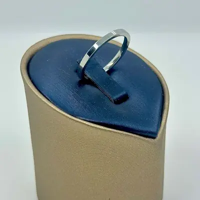 Aliança Quadrada Fina 2mm Aço 316L