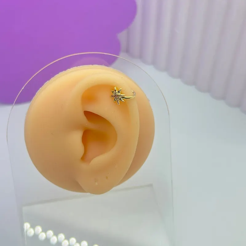 Piercing Fake Estrela Cadente Color – foto 2
