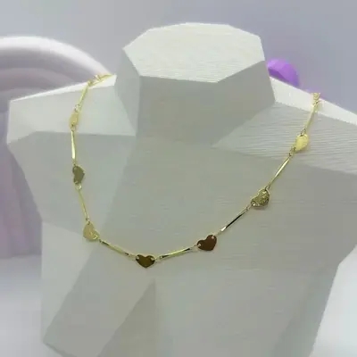 Choker Canutilho e Corações