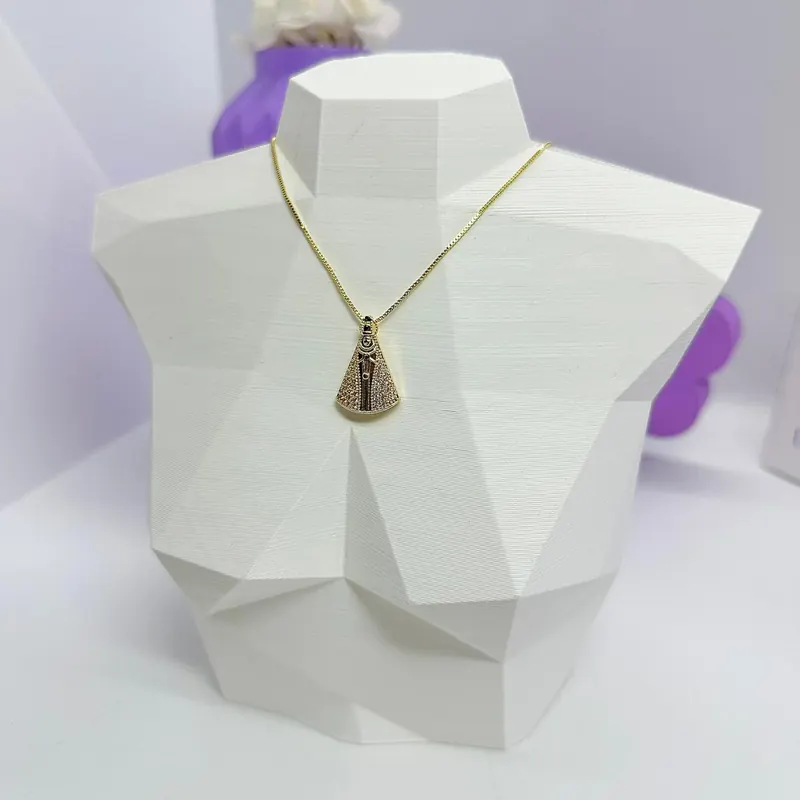 Colar Nossa Senhora Manto Cravejado – foto 2