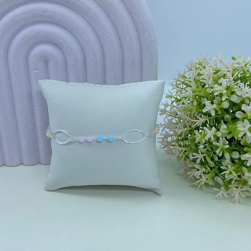Pulseira Pedrinhas Colors e Losangos – foto 2