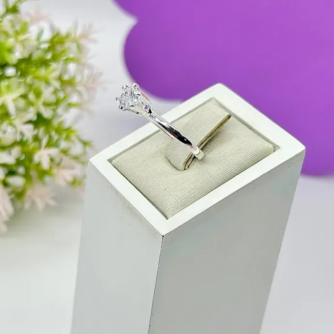 Anel Solitário 6 Garras – foto 3