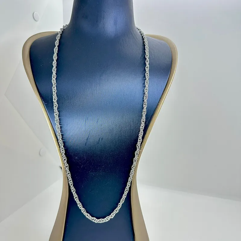 Colar Elos Entrelaçados 70CM Aço 316L – foto 2