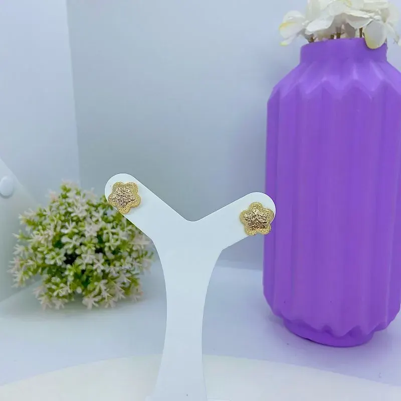Brinco Flor Texturas