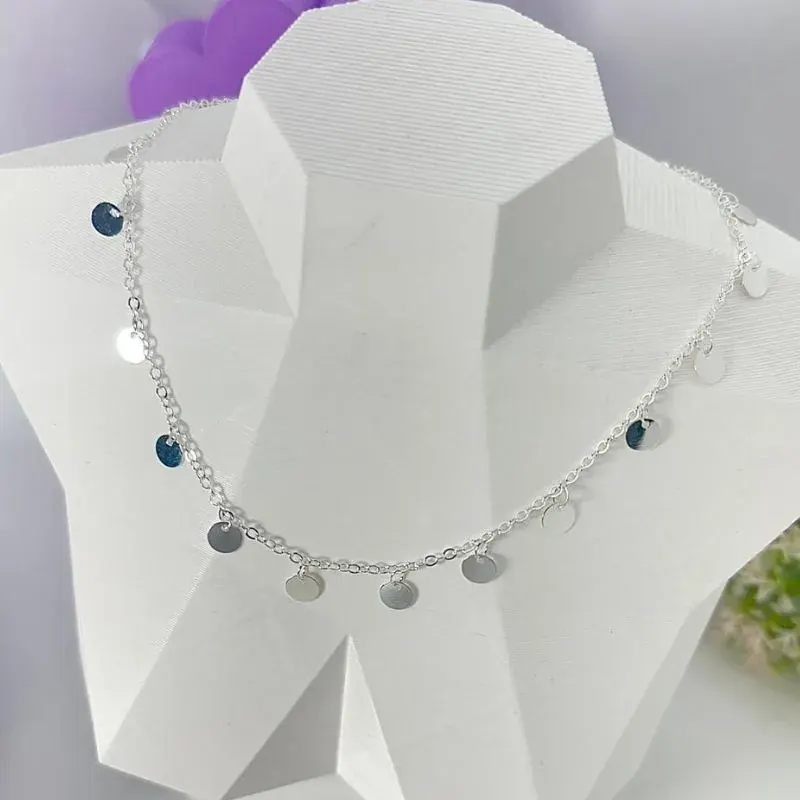 Choker Disquinhos Redondos