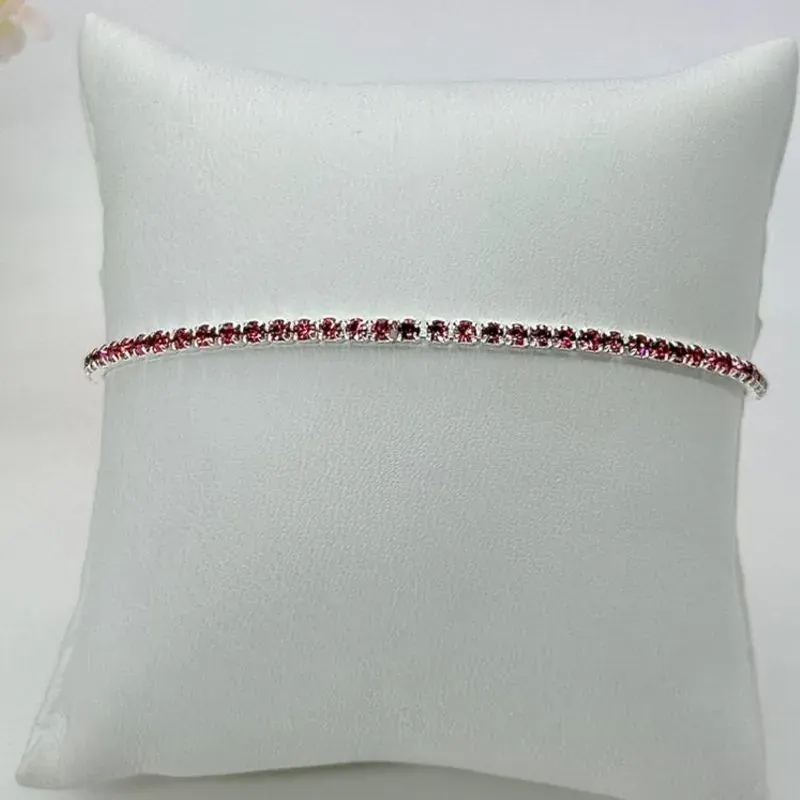 Pulseira Strass Pink