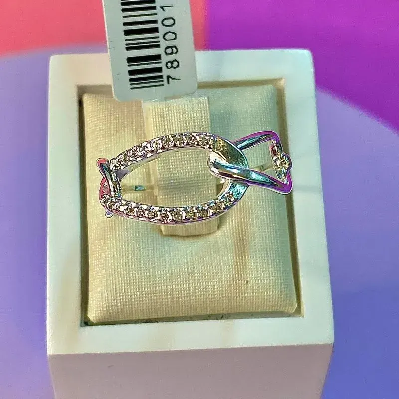 Anel Elos com Microzircônias