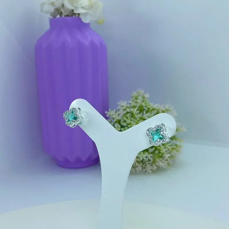 Brinco Inspiração Van Cleef Esmeralda