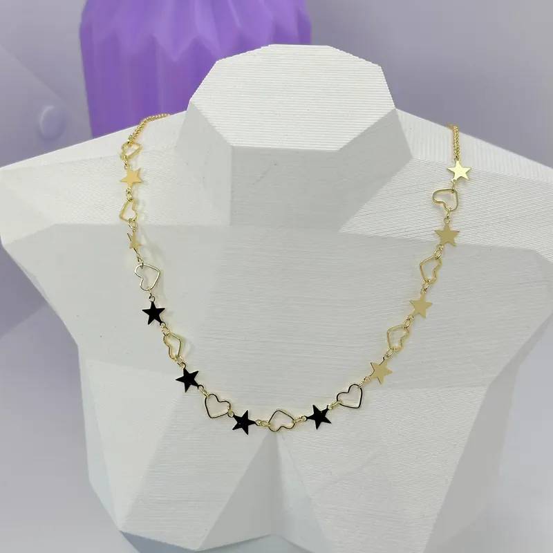 Choker Estrelas e Coraçãoes – foto 2