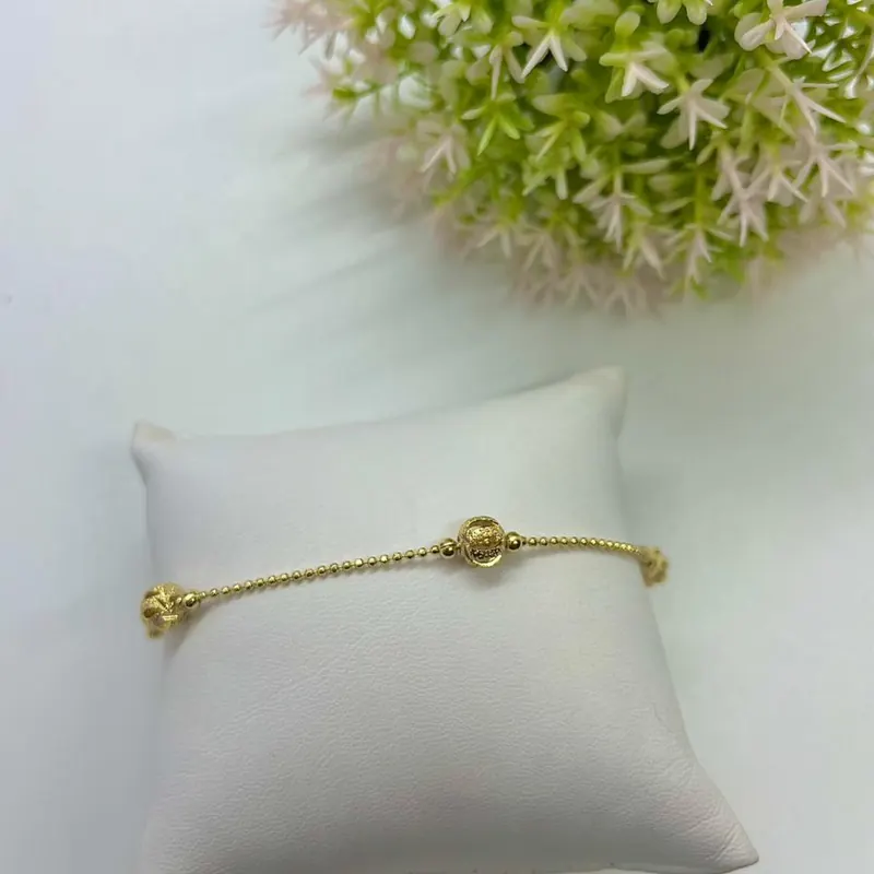 Pulseira Mini Bolinhas e Esferas com Detalhes – foto 2