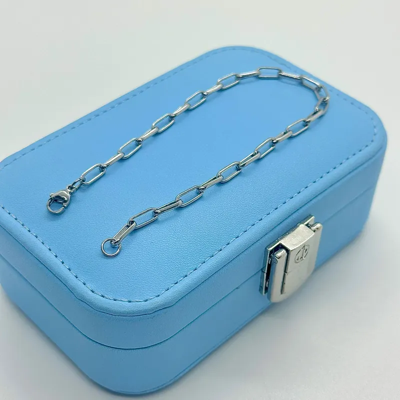 Pulseira Elo Cartier Arrendondado 4mm Aço 316L – foto 2