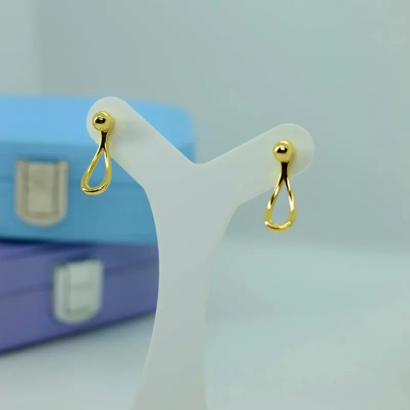 Brinco Pêndulo com Esfera Luxo – foto 2