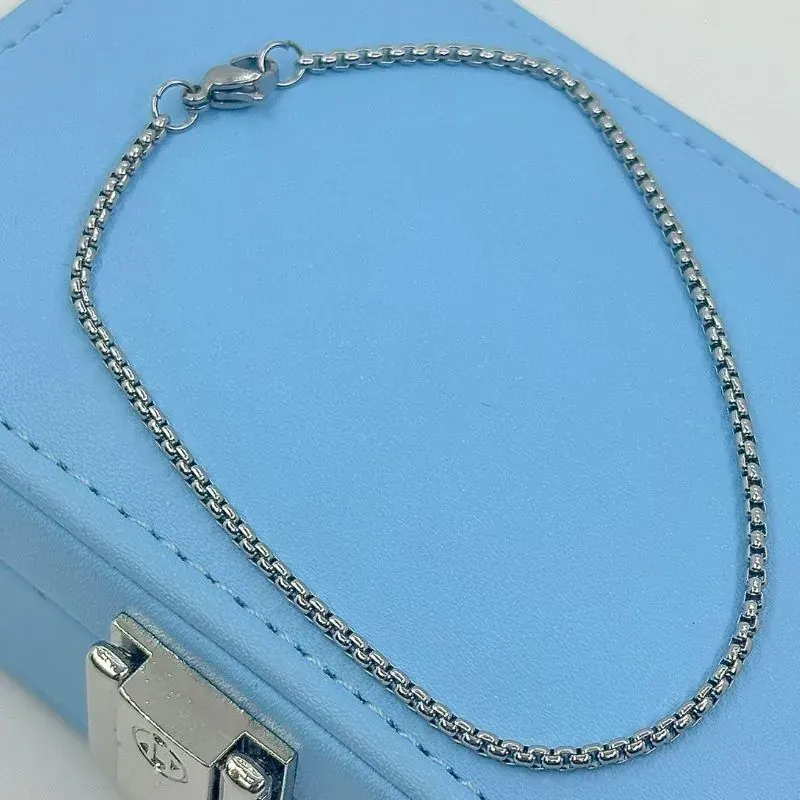 Pulseira Elo Pipoca 1mm Aço 316L