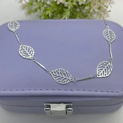 Choker Canutilho e Folhas