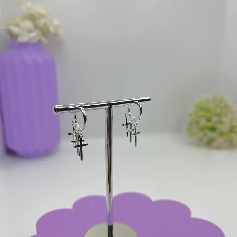 Argola Click Crucifixos – foto 3