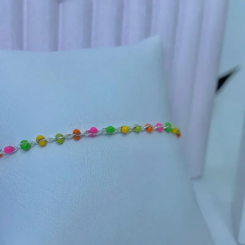 Pulseira Bolinhas de Resina Colors