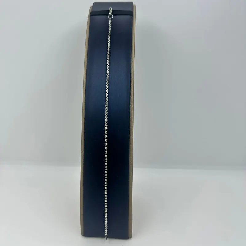 Pulseira Elo Pipoca 1mm Aço 316L – foto 2
